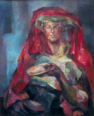 MUZE Olieverf / linnen 80x100cm 2001